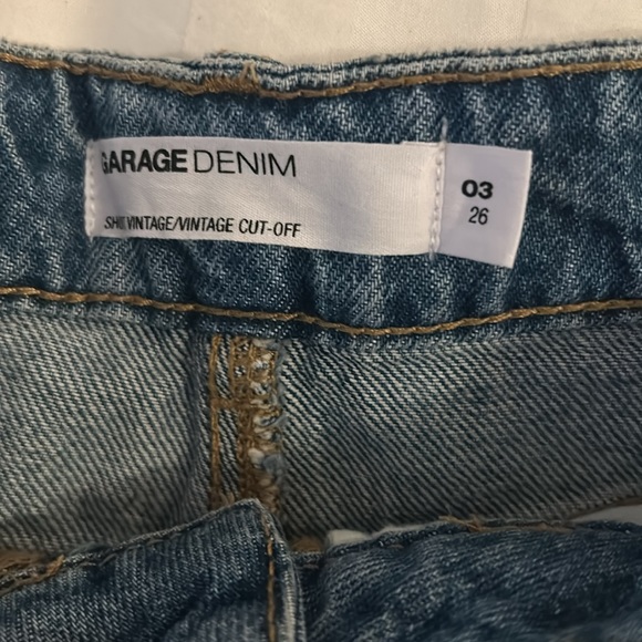 Garage Vintage Cut Off Short in Blue - Picture 6 of 6